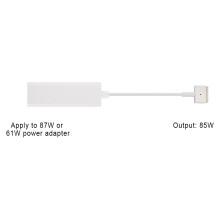 (TypeC to Magsafe2 85W T-Shap White) 3in1 Type-C Magsafe Adapter Converter for Macbook
