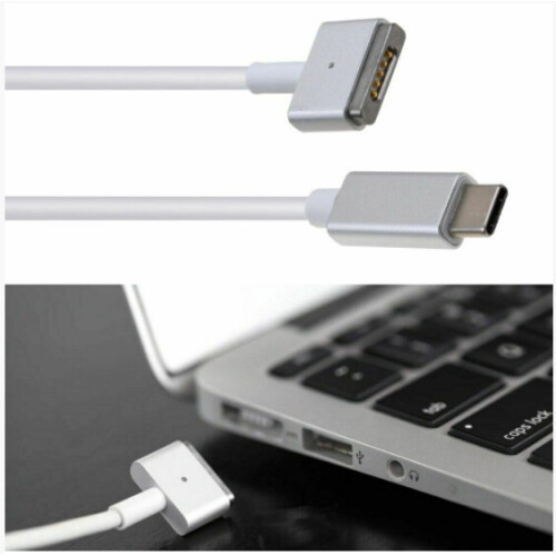 (Magsafe 2 T-tip Cable) 3in1 Type-C Magsafe Adapter Converter for Macbook