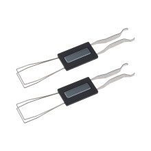 2 Pcs 2 in 1 Key Cap Puller Steel Wire Mechanical Keyboard Tool for Computer