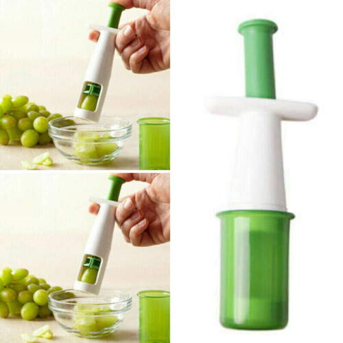 Fruit Tomato Grape Peeler Cherry Slicer Cutter Kitchen Utensil Easy Tools