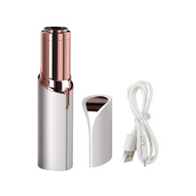 Facial Hair Remover (USB Rechargeable) 18K Gold Plated (White)