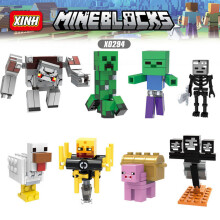 8Pcs Minecraft My World Minifigure Fit Lego Building Block Kids Toy