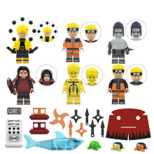 Naruto Series 6 Pieces/set Building Blocks Minifigure Mini Toys
