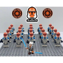 Fit lego Star Wars Ahsoka Tano 332nd Clones Minifigures Kids Toys Gift