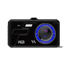 Dash Cam 1080P Car DVR Dual Lens Car Camera Dashcam Wide Angle Video Recorder Rear Camera Night Vision 4 Inch IPS Touch Screen