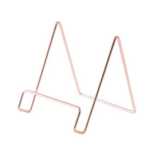 Creative Geometric Storage Rack Simple Wrought Iron Organizer Book Stand Holder girls love