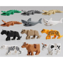 12Pcs/SET Animals Minifigure Fit Lego Building Block Kids Toy