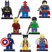 The Avengers Series 8 pcs/set Building Blocks Minifigure Mini Toys