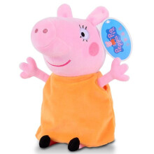 (Mummy Pig, 30cm) Peppa Pig George Mummy Daddy Plush Toy 20-110cm Stuffed Doll Kids Fans Gift