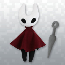 (Red 28cm) Hollow Knight Plush Doll Hornet Ghost Grimm Master Stuffed Toys Kids Xmas Gift