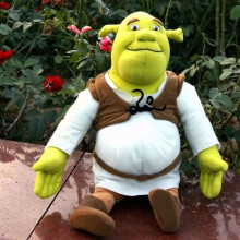 (40cm) Huge Shrek Plush Doll Stuffed Toy Shrek Ogre 40cm Soft Pillow Kids Gift Toys