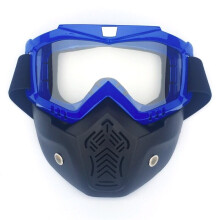 (TransparentF) SKI Mountain Bike Cycling Mask Goggles Motorcycle Goggle Helmet Glasses Eyewear