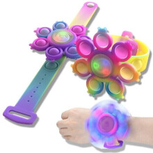 (PURPLE YELLOW) Spinning Pop Bubble Bracelet