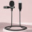 (Black, Type-c) Lapel Microphone Professional Noise Reduction Plastic Voice Control Lavalier Microphone for Live Vlog 1