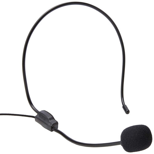 Portable 3.5mm Plug Headwear Microphone Voice Amplifier for iPhone Windows PC