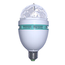 (B22) RGB LED Light Bulb Party Rotating Stage Room Flashing Disco Bar KTV Lamp Decor