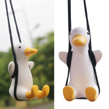 Car Swing Pendant Decoration Little Cute Duck Auto Rear View Mirror Pend Tools