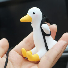 Cute Duck Swing Car Pendant Decoration Hanging Auto Rear View Mirror Pend Decor