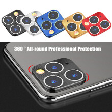 Livecity (Black, for iPhone 11 Pro/11 Pro Max) Anti-Scratch Metal Phone Rear Camera Lens Protectors Ring for iPhone 11 Pro Max