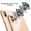 (Green) Phone Rear Camera Lens Protector Ring Cover Seconds Change for iPhone 11 Pro Max 1