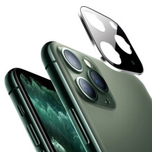 Livecity (Black, for iPhone 11 Pro Max) Full Cover Temper Glass Phone Rear Camera Lens Protectors for iPhone 11 Pro Max