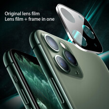 (Golden, for iPhone 11 Pro Max) Tempered Glass Phone Rear Camera Lens Protective Film for iPhone 11 Pro Max