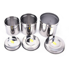HKHBJS (8cm) Medical Stainless Cotton Disinfection Tattoo Container