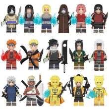 16PCS Naruto Uzumaki Minifigure Naruto Building Blocks Fits Lego