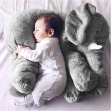 (Grey 40cm) Stuffed Cushion Kids Sleeping Soft Pillow Toy 40cm