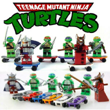 Teenage Mutant Ninja Turtles fit le-go Minifigures 6pcs Action Figure Toys Kids Gift
