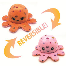(Style 16) Reversible Octopus Plush Toys Double-Sided Flip UK