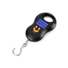 Digital Electronic Luggage Scale 50kg/110lb Portable Suitcase Scale Handled Travel Bag Weighting Fish Hook Hanging Scale