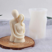 Family Perfume Candle Moulds Silicone Human Body Candle Wax Making Soap Mold DIY