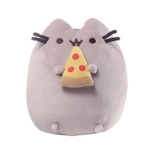 (Pizza 18cm/7in) The Cat Doughnut Pusheen Stuffed Animals Cookie Plush Soft Toys Kids Gifts
