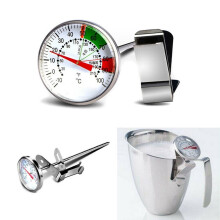 Milk Frothing Thermometer Latte Coffee Maker Temperature with Jug Clip