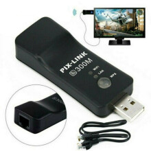 Wireless LAN Adapter WiFi Dongle RJ-45 Ethernet Cable For Smart TV
