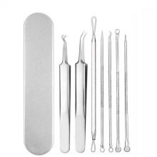 (7pcs) Face Skin Care Tool Acne Blackhead Removal Needles Black Dots Cleaner