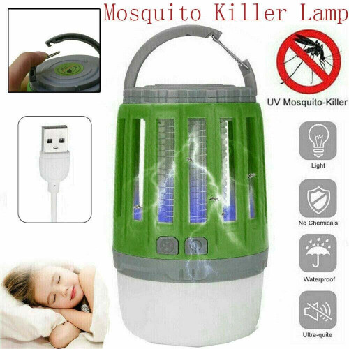 Electric UV LED Light Mosquito Killer Insect Fly-Bug Zapper Trap Catcher Lamp