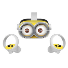 (A) Cute Cartoon Wrap Cover for Oculus Quest 2 Accessories