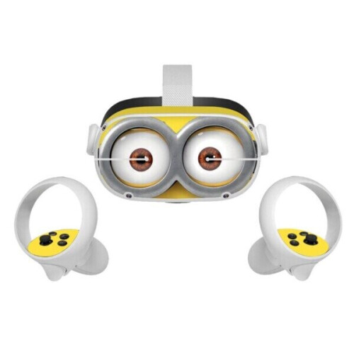 (A) Cute Cartoon Wrap Cover for Oculus Quest 2 Accessories