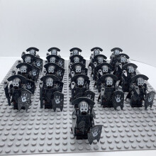 21PCS Green Dragon Knights Accessories Minifigures Toys Fit Lego