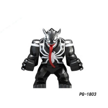 (Venom Wolverine) Super British minifigure Son of Hulk Red Tank Mud Face Serum Rhino Venom