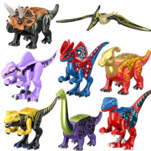 8PCS Raptor Tyrannosaurus rex Building Block Minifigures Toys Fit Lego