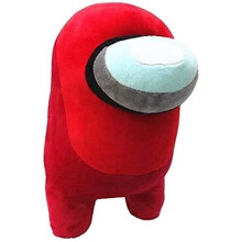 FYNC 20cm Soft Plush Amongs Us Plush Stuffed Animals Amongs Us Game Plush Toy Plushie Doll Gifts for Kids (Red)
