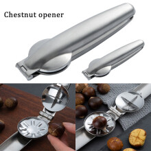 Nut Opener Cutter Chestnut Walnut Clip Pliers Metal Nutcracker Sheller Gadget
