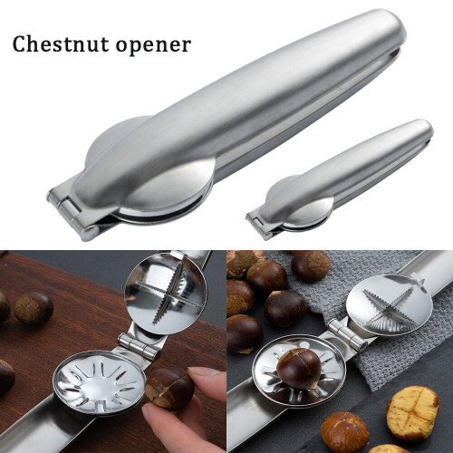 Nut Opener Cutter Chestnut Walnut Clip Pliers Metal Nutcracker Sheller Gadget
