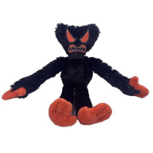 (Black) 15" Poppy Playtime Black Huggy Wuggy Plush Toy Stuffed Monster Doll Kids Gift