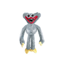(Grey) 15" Poppy Playtime Black Huggy Wuggy Plush Toy Stuffed Monster Doll Kids Gift