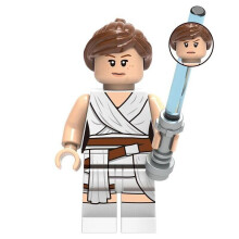 (Rey) 6Pcs/Set Star Wars Minifigures Buliding Blocks Figures Model Toy Kids Gift
