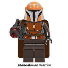 (Brown Mandalorian) 6Pcs/Set Star Wars Minifigures Buliding Blocks Figures Model Toy Kids Gift